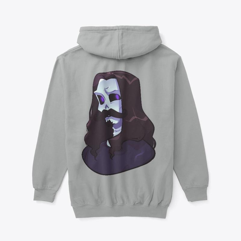 Steel Grey SkeletonMan hoodie 